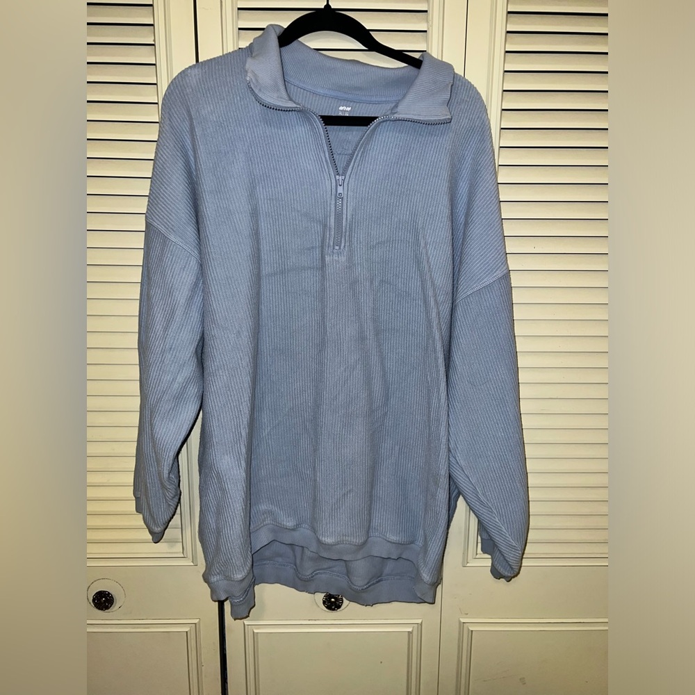 Aerie Corded Quater Zip